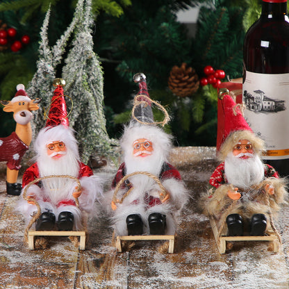 Vinyl Santa Claus Doll Decorations Pendant