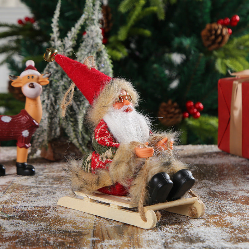 Vinyl Santa Claus Doll Decorations Pendant