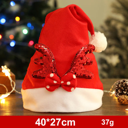 Fashion Snowman ElK Santa Claus Hats Xmas Gift Decoration