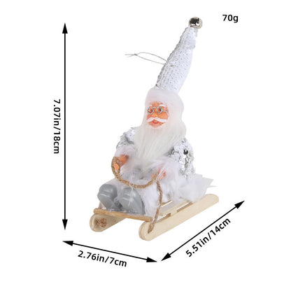 Vinyl Santa Claus Doll Decorations Pendant